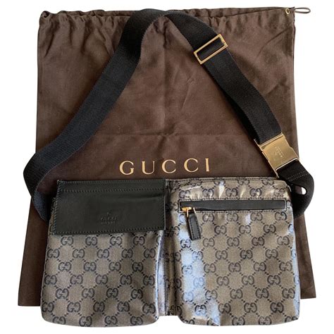 black gucci sling bag